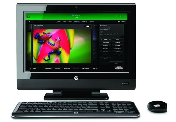 HP TouchSmart 310, ordenador todo en uno con pantalla táctil de 20 pulgadas