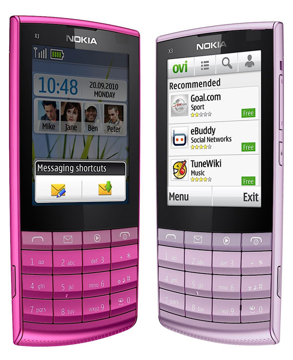 Nokia X3-02 con Movistar, precios y tarifas del Nokia X3-02 gratis con Movistar