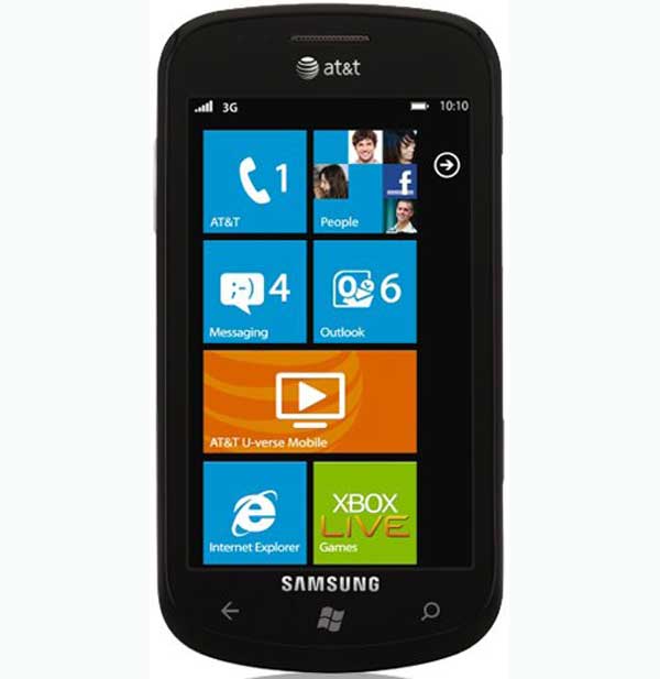 Samsung Focus i917, super AMOLED y Windows Phone 7 en el mismo teléfono