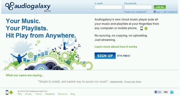 Audiogalaxy, el histórico de las descargas musicales, ha vuelto pero no es el mismo