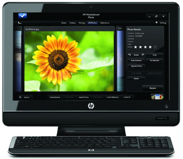 HP Omni 100, ordenador todo en uno con pantalla de 20 pulgadas