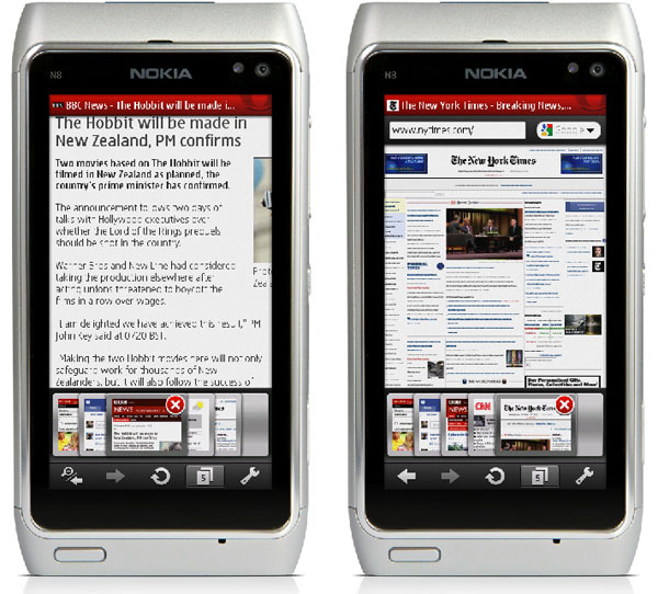 Opera Mini 5.1 para Nokia, un navegador web para móviles Symbian de Nokia