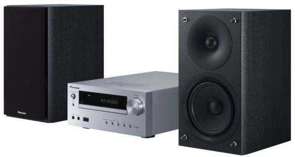 Pioneer X-HM50, minicadena  que reproduce música desde iPhone e iPod, CD y USB