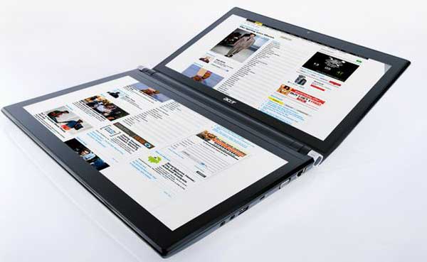 Acer ICONIA, una tableta multitáctil con dos pantallas