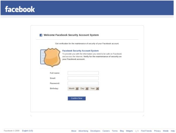 Facebook, un falso mensaje de Facebook puede robar tus datos personales