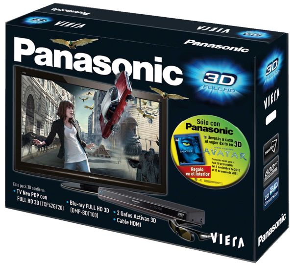 Avatar en 3D, el Blu Ray de Avatar en 3D disponible sólo comprando una tele
