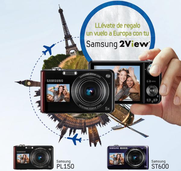 Samsung ST600 y PL150, las cámaras de Samsung vienen con billete de avión incluido