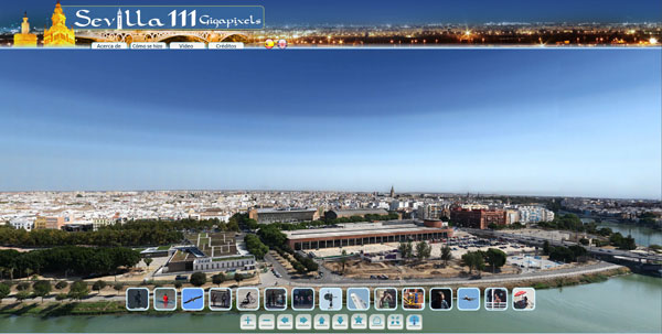 Sevilla 111 Gigapí­xeles, la fotografí­a más grande del mundo