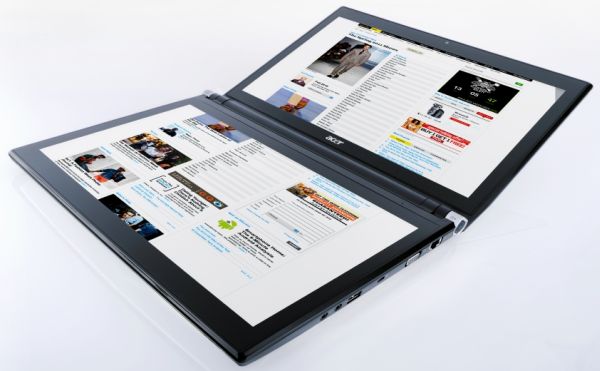 Acer Iconia, el ordenador portátil con doble pantalla táctil en España el 28 de enero