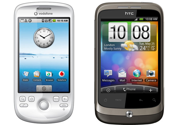 HTC Magic y HTC Wildfire de Vodafone, llegan nuevas actualizaciones para estos dos móviles
