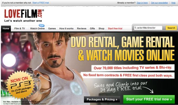 La compra de Lovefilm por Amazon impulsará el consumo de cine digital