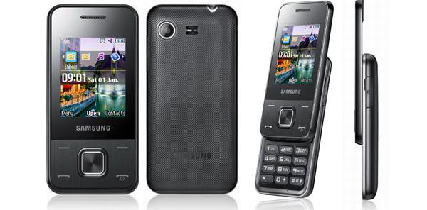 Samsung E2330, móvil deslizante de Samsung para todos los públicos