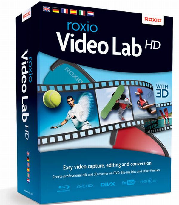 Roxio Ví­deolab HD, software de edición de ví­deo compatible HD y con conversión de 2D a 3D
