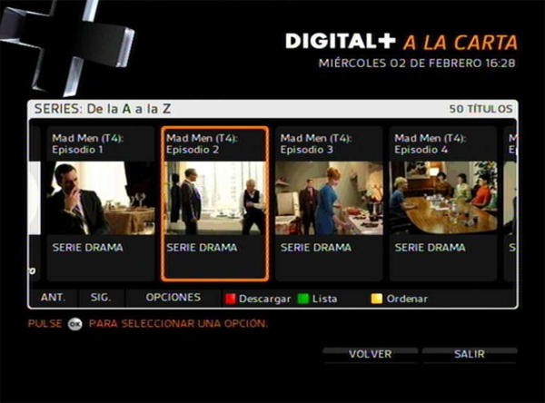 Digital+ a la carta, nuevo servicio para descargar contenidos en Digital+