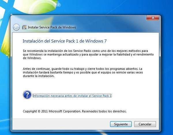 Microsoft, llega el primer Service Pack para Windows 7 y Windows Server 2008 R2