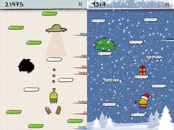 Doodle Jump, anunciado para Xbox 360 este adictivo juego de iPhone