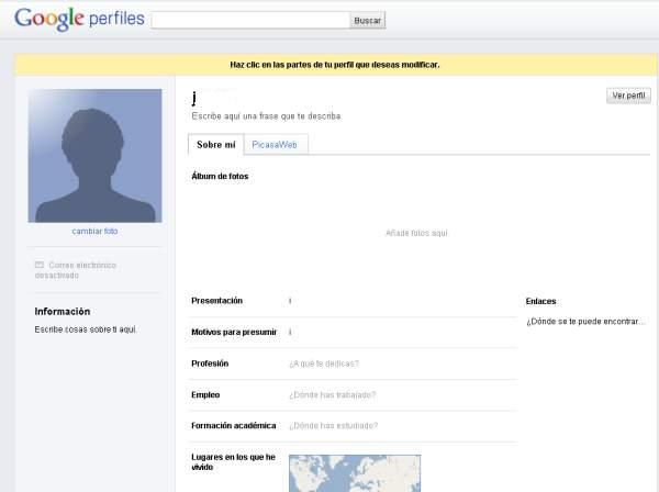 perfil google - 2
