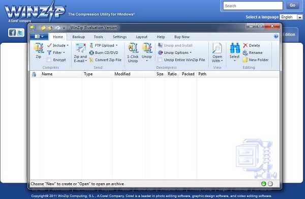 WinZip 15, programa para comprimir y descomprimir archivos un 50% más rápido