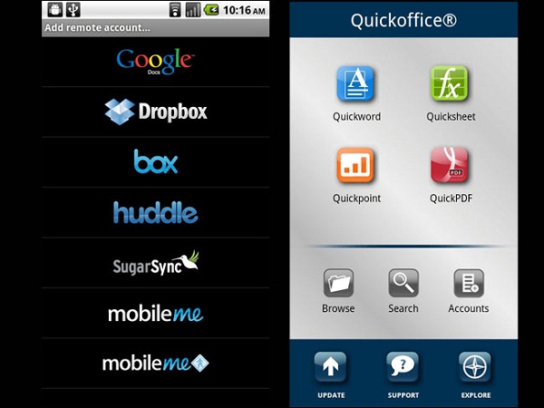 Quickoffice Pro 4, documentos, presentaciones y hojas de cálculo en tu móvil Android