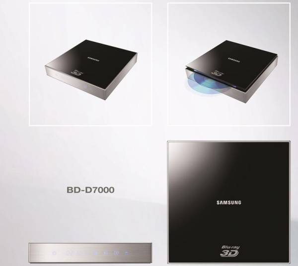 Samsung BD-D7000, un Blu-ray inteligente, tan pequeño como una baldosa
