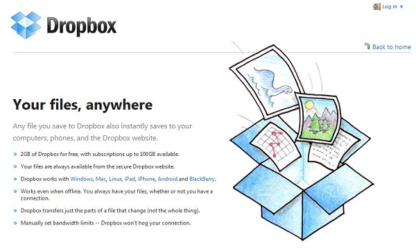 Dropbox, consigue gratis 2 GB de almacenamiento en Internet