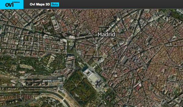 Ovi Maps 3D, Nokia saca su propio Google Earth para navegadores de ordenador