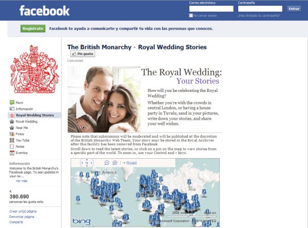 Boda real del Príncipe Guillermo y Kate Middleton, cómo seguir la boda real por Twitter, Facebook y otras redes sociales de Internet 3 principe_guillermo_kate_boda_facebook_1