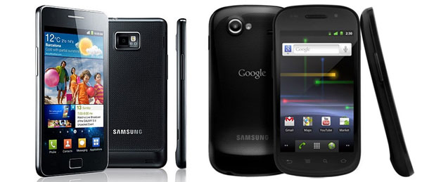 Samsung Galaxy S II contra Nexus S, comparativa de estos dos móviles avanzados