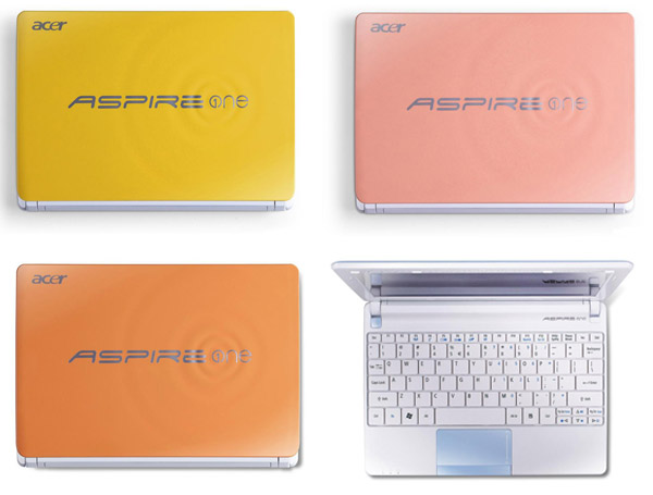 Acer Aspire One Happy, renovación de la serie de netbooks más divertidos