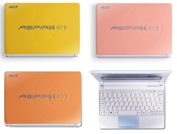Acer Aspire One Happy, renovación de la serie de netbooks más divertidos