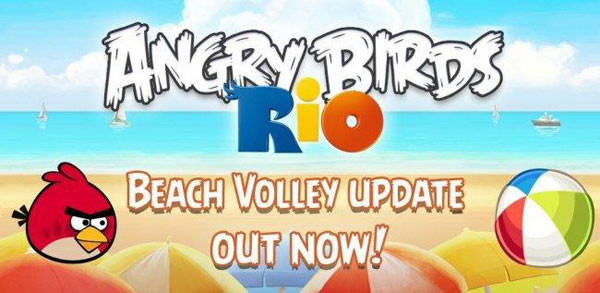 Angry Birds Rio, Android Market ya tiene disponible la actualización Beach Volley