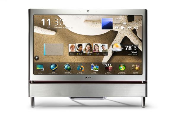 Acer Aspire Z5761, ordenador todo en uno de Acer con pantalla multitáctil