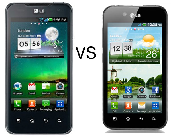 LG Optimus Black contra LG Optimus 2x, comparativa entre estos dos móviles LG