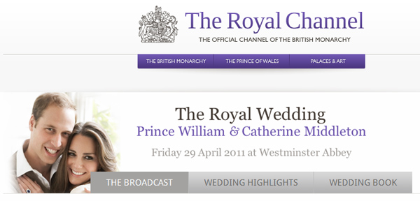 YouTube, la boda real de Kate y Guillermo obtuvo 72 millones de visitas en YouTube