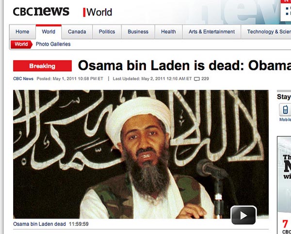 Bin Laden en Facebook, el lí­der de Al Qaeda muerto también produce spam