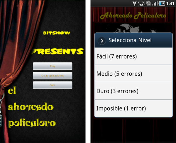 Ahorcado Peliculero Free, juega gratis al ahorcado de las pelí­culas en tu móvil Android