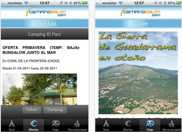 Camping ”“ ES, información completa acerca de los campings de España