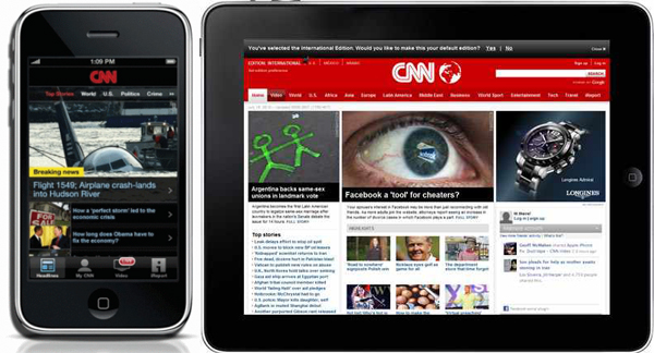 CNN App, toda la actualidad internacional con imágenes y ví­deos para móviles y tabletas