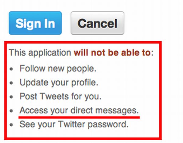 Twitter y seguridad, aplicaciones de terceros pueden acceder a los mensajes privados