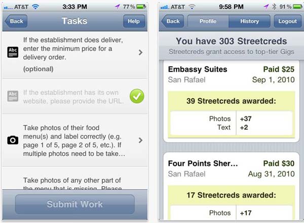 Gigwalk, convierte tu iPhone en una fuente de dinero extra 2 Gigwalk, convierte tu iPhone en una fuente de dinero extra 2