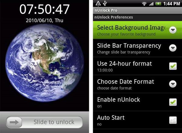 nUnLock, bloquea y protege tu móvil Nokia, Android o BlackBerry con esta aplicación