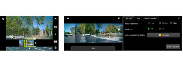 Nokia Panorama, una aplicación gratuita que realiza fotografí­as panorámicas