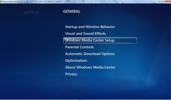 Cómo activar el control parental en Windows Media Center