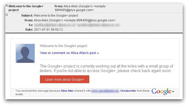 google+spam_1 Google+, envían falsas invitaciones con virus para Google+ 5