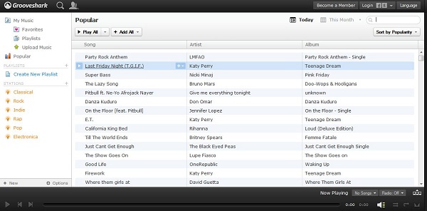 grooveshark_2 Grooveshark, programa para compartir y escuchar música a través de la red 4
