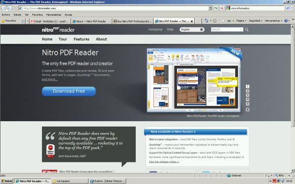 Nitro PDF Reader 2.0, nuevo programa gratuito para la creación de ficheros PDF