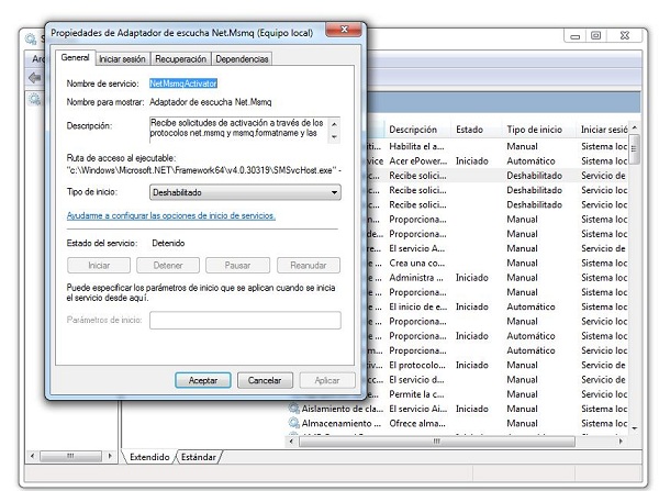 servicios-windows-2 Trucos, cómo mejorar la velocidad de inicio de Windows (II) 2
