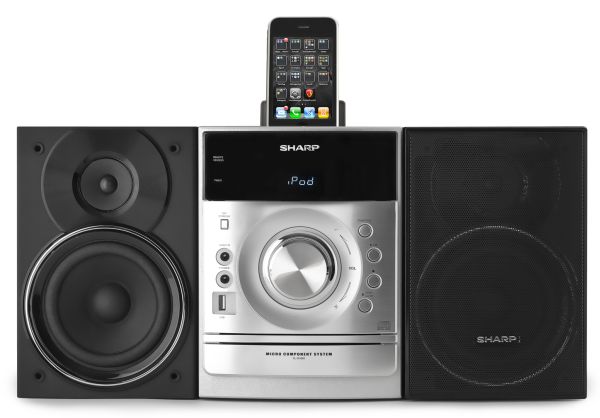 Sharp XLDH360PH, microcadena estéreo con conector para iPod o iPhone
