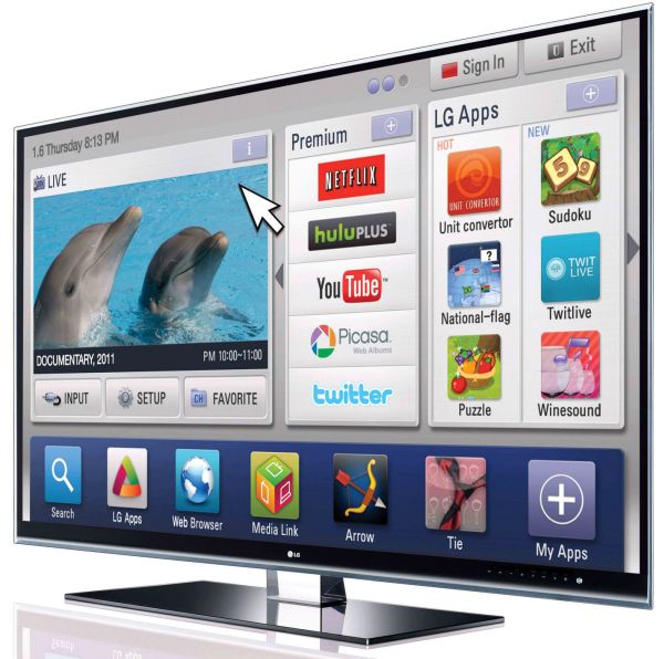El parque de televisores conectados a internet se doblará para el año 2015