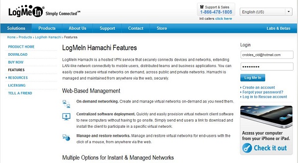 LogMeIn Hamachi 2.1, crea redes privadas virtuales 2